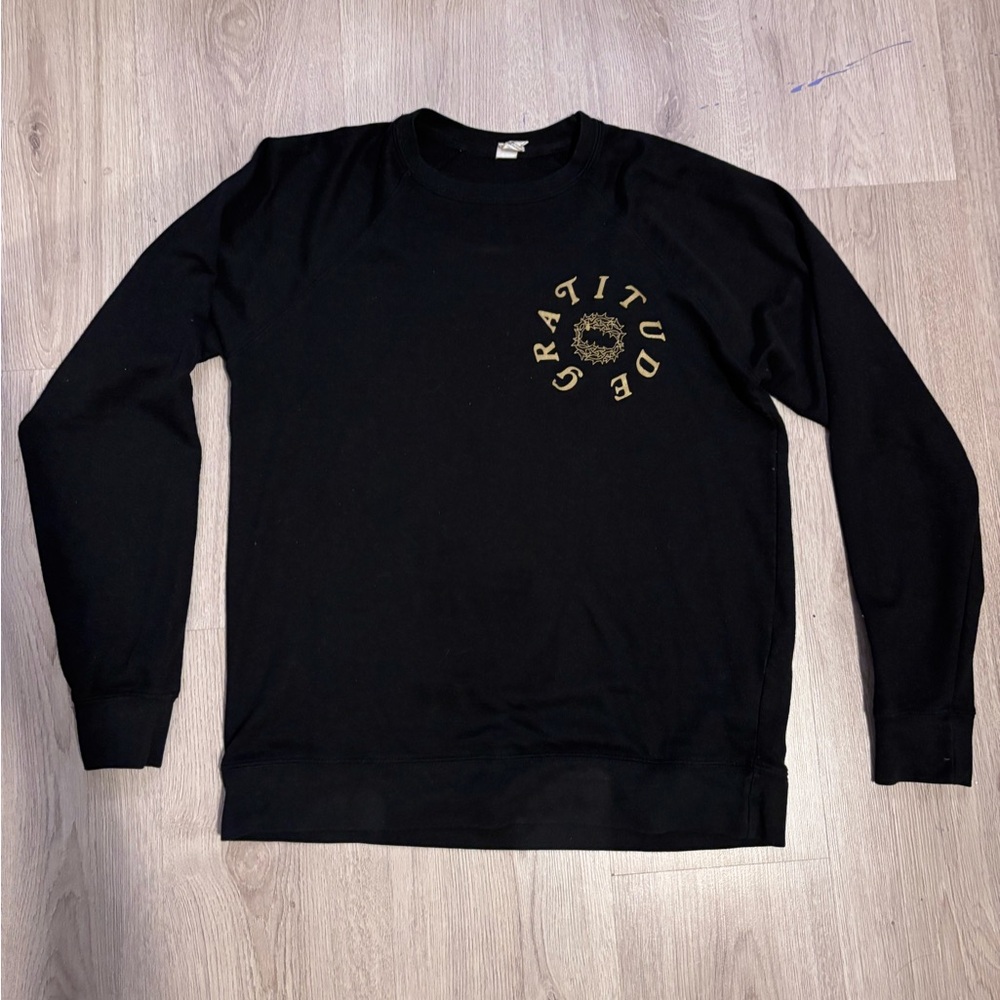 Black Gratitude Sweater